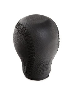 Universal gear knob made of black natural leather Carpassion