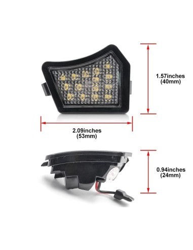 LED Undermirror Lamps for Jaguar XJ, XF,...