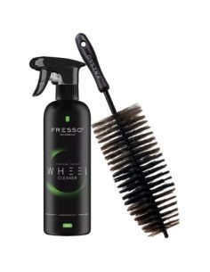 Fresso Wheel Cleaning Solution Set with Wheel Brush