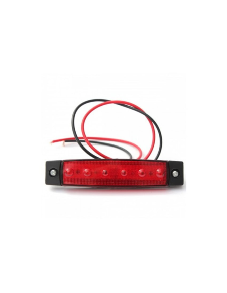 Φωτιστικό αυτοκινήτου LED 24V Κόκκινο LG-6SMD-24V-ROSU