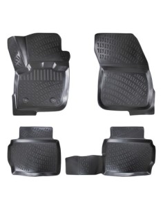 Rubber tray-type car mats set for Ford Mondeo V 2014-