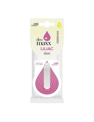 Αρωματικό αυτοκινήτου με υγρό, AirMaxx, DeoMaxx, Λιλά, 5ml