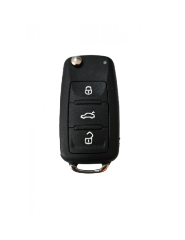 Folding key case, with 3 buttons, compatible...