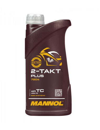 Λάδι κινητήρα MANNOL 2T Plus 1L για μοτοσικλέτες