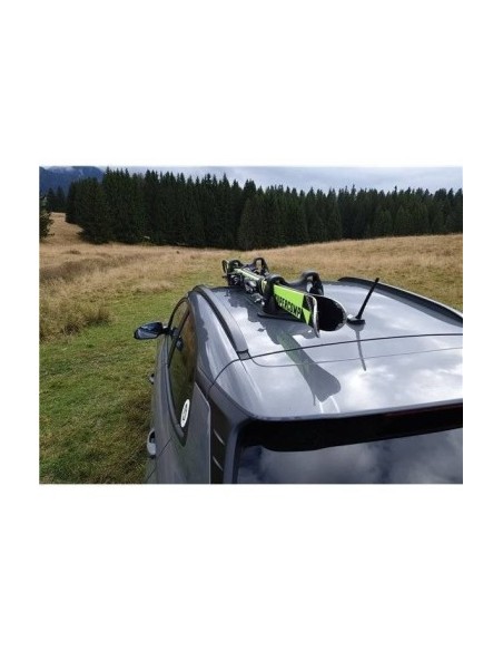 Menabo Shuttle Ski Holder with Magnetic Attachment, 2 Pairs of Skis