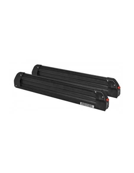 Menabo Silver Ice BLACK στήριγμα σκι και snowboard για εγκάρσιες ράγες, 6 ζεύγη σκι / 4 snowboard