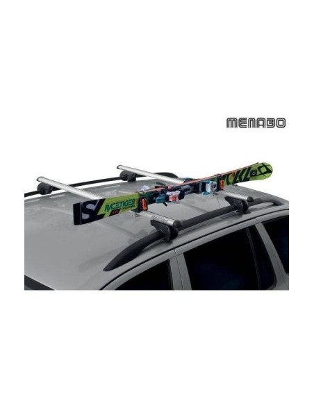 Βάση σκι Menabo Ski Rack για εγκάρσιες μπάρες, 1 ζευγάρι σκι