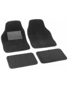 Set of 4 gray carpet mats Bottari