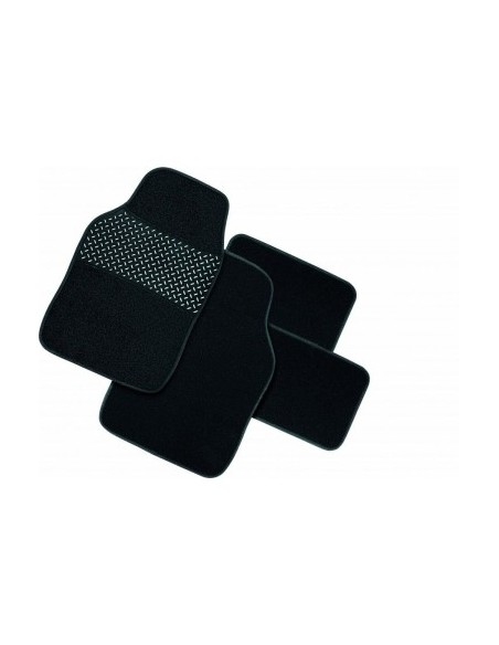Set of 4 universal carpet mats with rubber Bottari