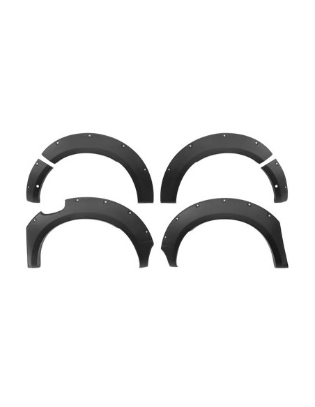 Overfender mudguards dedicated to Ford Ranger T9 WildTrak Double Cab 4 doors 2022-2024 version with parking sensors