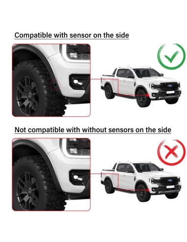 Overfender mudguards dedicated to Ford Ranger...