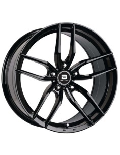 Set of 4 BUTZI MAMBA Black alloy wheels 19x9.5, 5x120