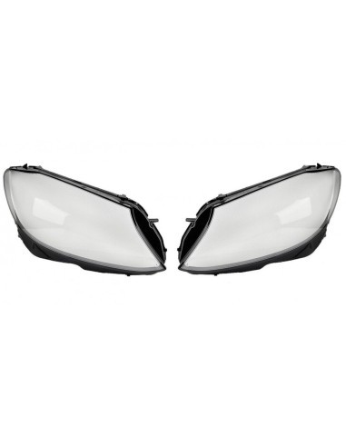 Set of 2 Headlight Glasses for Mercedes C-Class...