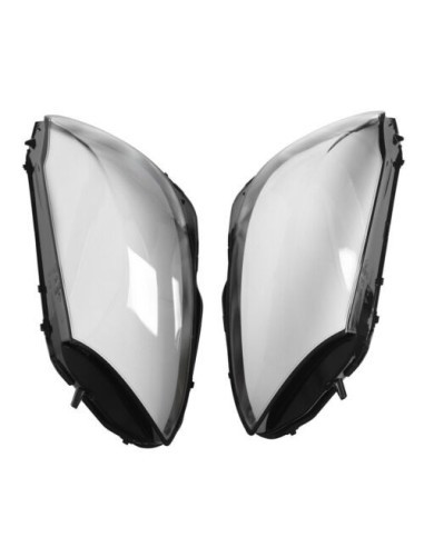 Set of 2 Headlight Glasses for Mercedes C-Class...