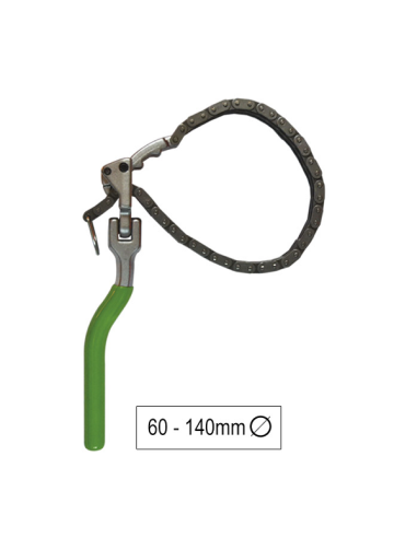 Oil Filter Wrench with Chain 60-140MM