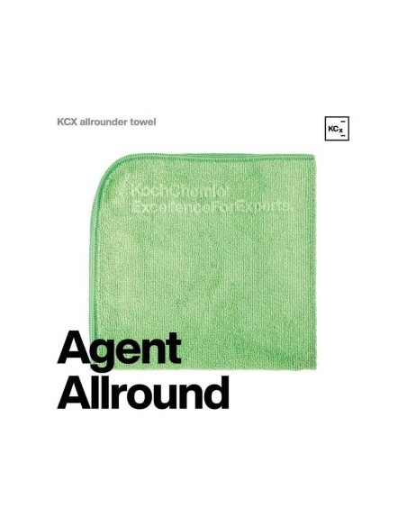 Комплект 5 бр. микрофибърни кърпи зелени Koch Chemie Allrounder Towel 40x40 см, 270 GSM