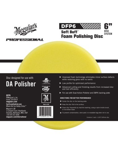 Medium Polish Pad Meguiar's Soft Buff DA Foam...