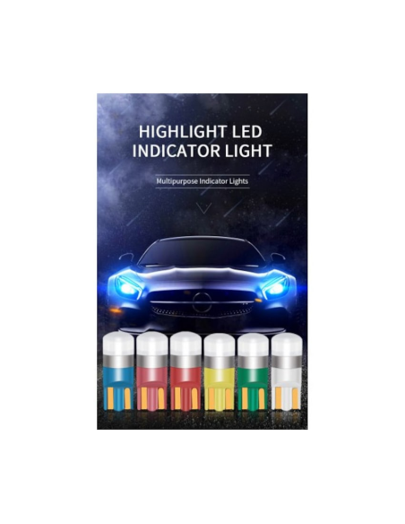 LED автомобил T10 (W5W) Бял, Canbus, водоустойчив, 1 SMD