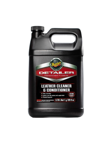 Meguiars Leather Cleaner & Conditioner, D180, 3.79L