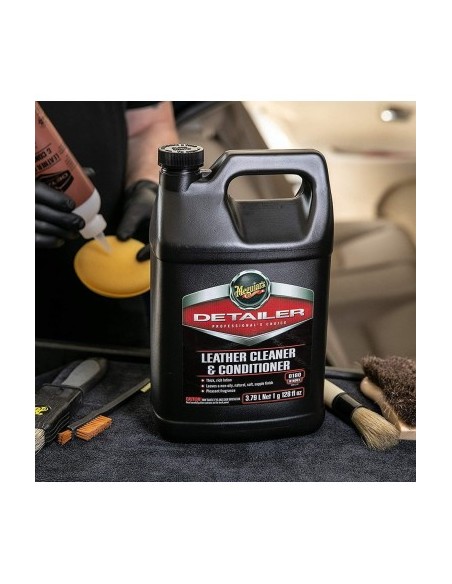 Meguiars Leather Cleaner & Conditioner, D180, 3.79L