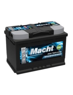 Car Battery, Macht SILVER AGM 60 Ah, 640 A, Start-Stop,...