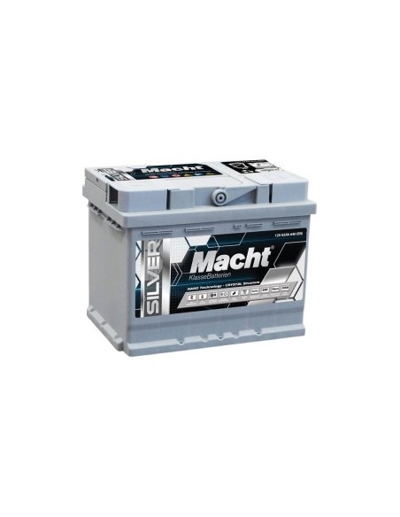 Car Battery Macht SILVER POWER 12V 65 Ah, 640 A, 242x175x190mm