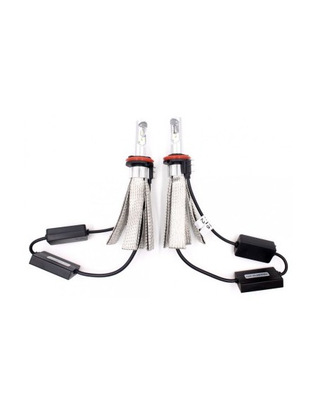 Σετ 2 LED H15 με παθητική ψύξη για φώτα αυτοκινήτου 80W, 8000 Lumens, Χρώμα φωτός 5700K, 12V-24V
