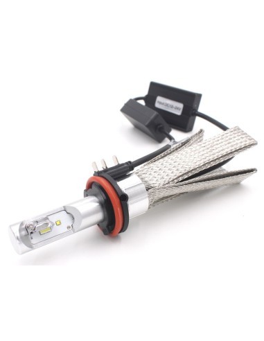 Σετ 2 LED H15 με παθητική ψύξη για φώτα...
