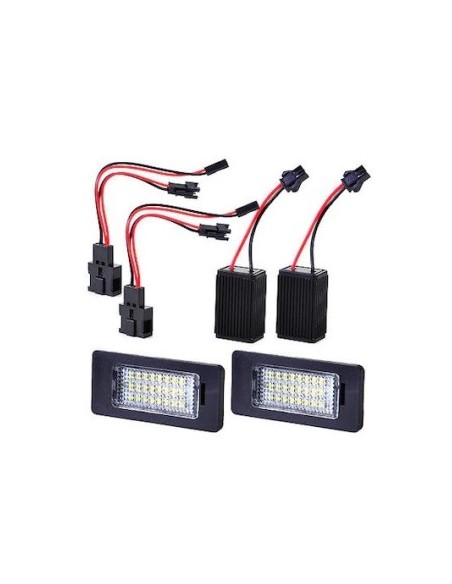 LED license plate lights for Audi Q5, A4, A5, S5, TT