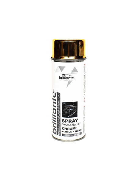 Chrome Spray Paint (Gold) 400ml