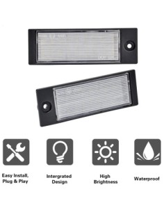 LED Number Plate Light Set for Hyundai Tucson 3 2015-2018 2
