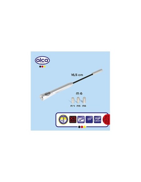 Καθολική Χρωματιστή Εξωτερική Κεραία Αυτοκινήτου 16.5CM με 3 Αντάπτορες (4-5-6MM)