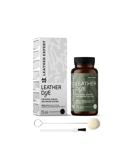 Army Green Suede Paint Leather Expert, Dye for suede, nubuck, aniline 75ml