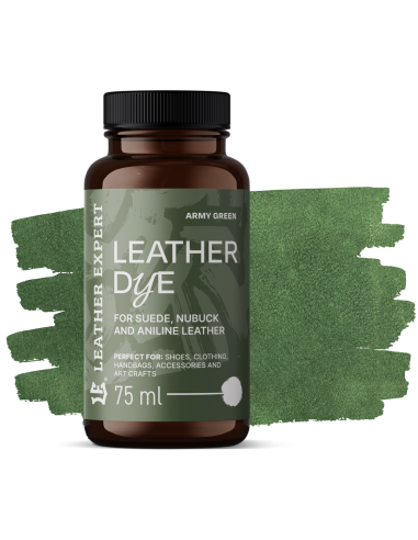 Army Green Suede Paint Leather Expert, Dye for...