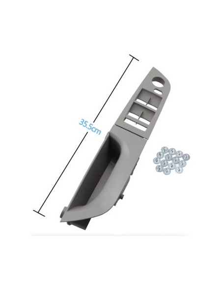 Panel / door handle driver without folding mirrors for BMW Series 3 E90/E91, gray, 35.5 cm