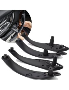 Interior door handle set for BMW Series 3 F30, F31, Black