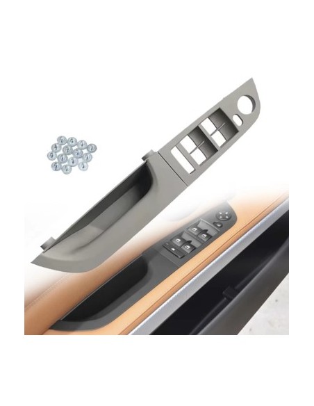 Panel / door handle driver without folding mirrors for BMW Series 3 E90/E91, gray, 37.5 cm