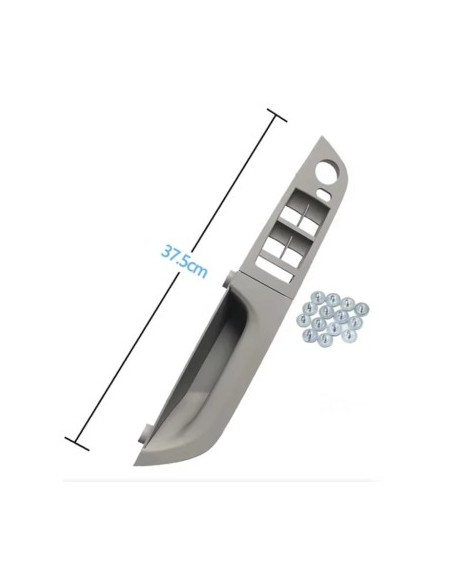Panel / door handle driver without folding mirrors for BMW Series 3 E90/E91, gray, 37.5 cm