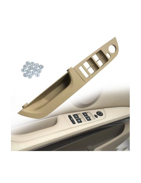 Door panel / handle for driver without folding mirrors for BMW Series 3 E90/E91, cream, 35.5 cm
