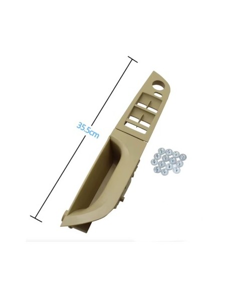 Door panel / handle for driver without folding mirrors for BMW Series 3 E90/E91, cream, 35.5 cm