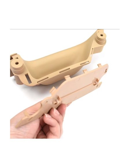 Door panel / handle for driver without folding mirrors for BMW Series 3 E90/E91, cream, 35.5 cm