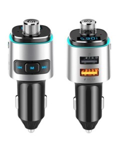 FM Modulator 12-24V Bluetooth 5.0 with Super Charge 3.0... 2