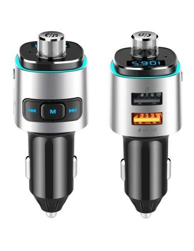 FM Modulator 12-24V Bluetooth 5.0 with Super...