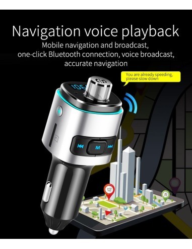 Modulator FM 12-24V Bluetooth 5.0 με λειτουργία...