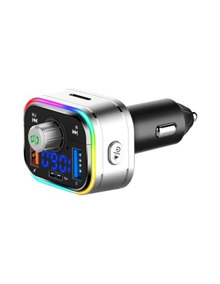 FM Modulator 12-24V Bluetooth 5.0 με λειτουργία φορτιστή αυτοκινήτου 20W Super Charge 3.0 και θύρα USB C - BC62