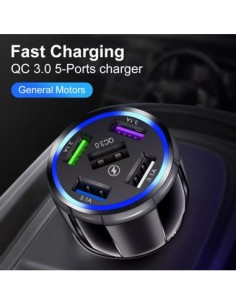 Car Charger 12-24V Fast Charge with USB Port and QC3.0 -... 2