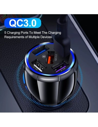 Car Charger 12-24V Fast Charge with USB Port...
