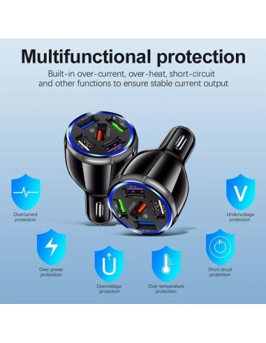 Car Charger 12-24V Fast Charge with USB Port...