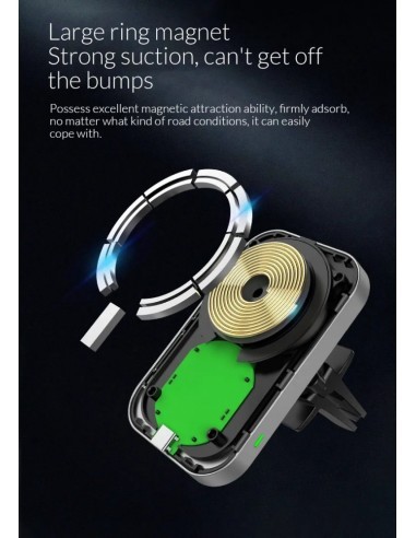 MagSafe Magnetic Car Mount with 15W Fast Charge...