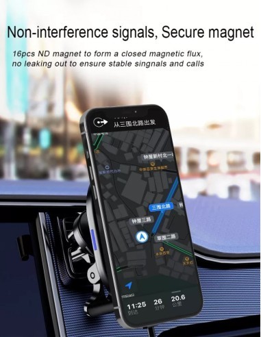 MagSafe Magnetic Car Mount with Wireless...